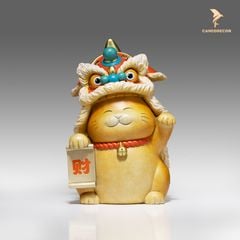Mèo Thần Tài Bằng Đồng