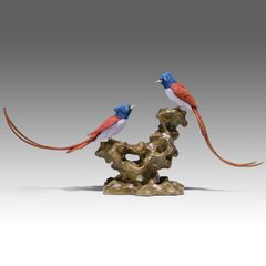 Đôi Chim Uyên Ương Bằng Đồng - Đôi Chim Thiên Đường Châu Á