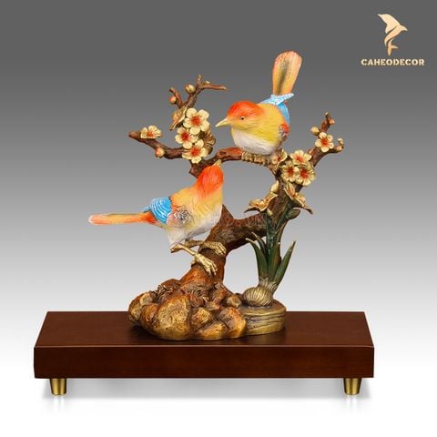 Tượng Đồng Đôi Chim Uyên Ương