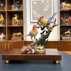 Tượng Đồng Đôi Chim Uyên Ương