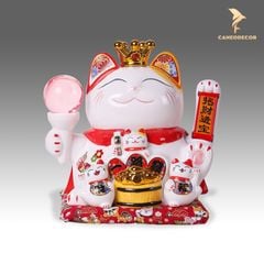 Mèo Thần Tài Vẫy Tay - Buôn May Bán Đắt (25cm)