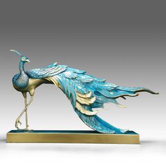 Tượng Đồng Phong Thuỷ Chim Khổng Tước