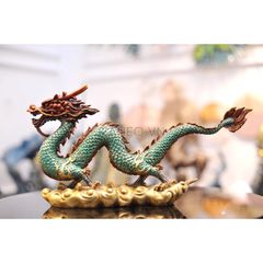 Tượng Rồng Bằng Đồng Phong Thủy - Quyền Uy Chiêu Tài