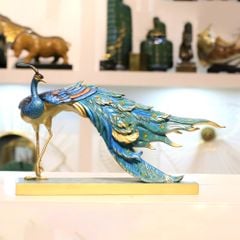 Tượng Đồng Phong Thuỷ Chim Khổng Tước