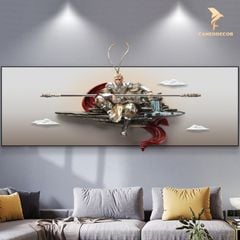 Tranh Phù Điêu 3D Tôn Ngộ Không - Uy Nghi Ngự Trị
