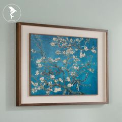 Tranh Đồng Hoa Hạnh Nhân Van Gogh - Xanh Lam Bích