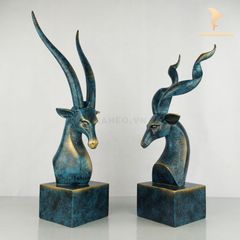 Trang Trí Để Bàn - Tượng Đầu Dê
