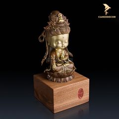 Tượng Bồ Tát Ngồi Thiền Bằng Đồng