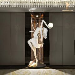 Tượng Đèn Trang Trí - Cô Gái Khiêu Vũ