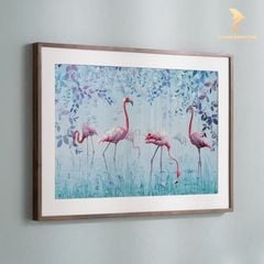 Tranh Đồng Chim Hồng Hạc Điêu Khắc Thủ Công