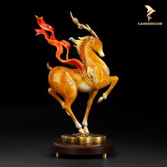 Tượng Hươu Đồng Phong Thủy