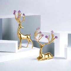 Tượng Hươu Trường Thọ Trang Trí Để Bàn Cao cấp