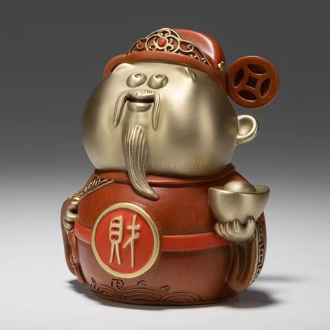 Tượng Đồng Ông Thần Tài May Mắn