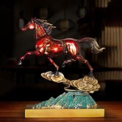 Tượng Ngựa Cưỡi Mây Bằng Đồng