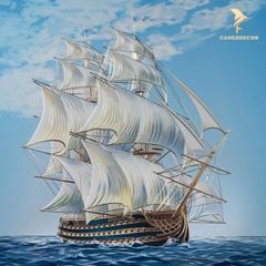 Tranh Đồng Thuyền Buồm 