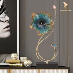 Trang Trí Để Bàn - Lá Sen Xanh