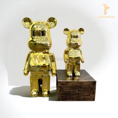 Tượng Mô Hình Gấu Bearbrick Mạ Điện 80cm