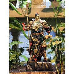 Tượng Quan Công Cầm Đao Bằng Đồng - Uy Nghi Trấn Trạch