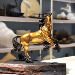 Tượng Ngựa Hí Bằng Đồng - Nhất Mã