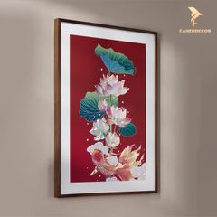 Tranh Đồng Sen Cá - Liên Niên Hữu Dư
