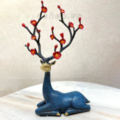 Tượng Đồng Phong Thuỷ Hươu Song Thọ