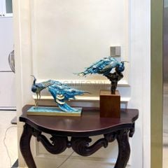 Tượng Đồng Phong Thuỷ Chim Khổng Tước