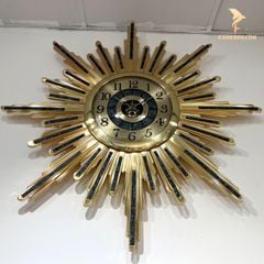 Đồng Hồ Trang Trí Treo Tường Đồng Khảm Trai