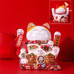 Mèo Thần Tài Vẫy Tay - Tài Lộc May Mắn(27cm)