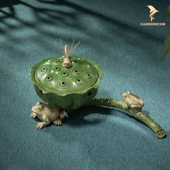 Lư Đồng Xông Trầm Búp Sen