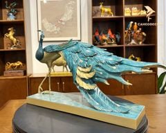 Tượng Đồng Phong Thuỷ Chim Khổng Tước