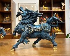 Tượng Đồng Kỳ Lân Phong Thuỷ - Xanh Đại Dương