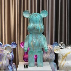 Tượng Mô Hình Gấu Bearbrick Trang Trí Sơn Vân 80cm