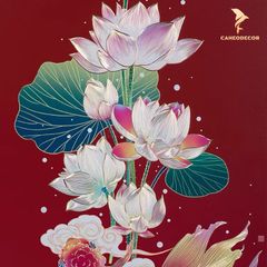 Tranh Đồng Sen Cá - Liên Niên Hữu Dư