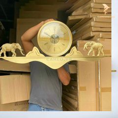 Đồng Hồ Trang Trí Treo Tường Bằng Đồng Cao Cấp