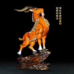 Tượng Dê Tài Lộc Bằng Đồng - Phú Quý Trường Thọ