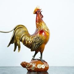 Tượng Đồng Gà Trống Tiền Tài