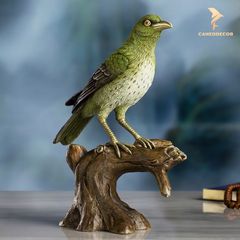 Tượng Chim Vàng Anh Xanh Bằng Đồng - BST 
