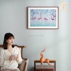 Tranh Đồng Chim Hồng Hạc Điêu Khắc Thủ Công