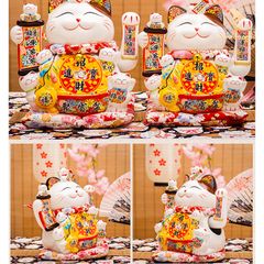 Mèo Thần Tài Vẫy Tay - Kim Tiền Như Ý (29cm;32cm)