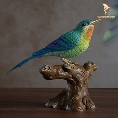 Tượng Chim Trảu Ngực Nâu Bằng Đồng - BTS 