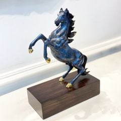Tượng Nhất Mã Bằng Đồng - Ngựa Hí