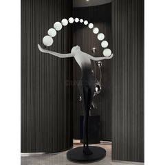 Tượng Đèn Sàn Nghệ Thuật Trang Trí - Cô Gái Nhỏ