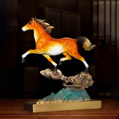 Tượng Ngựa Cưỡi Mây Bằng Đồng