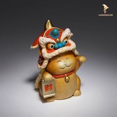 Mèo Thần Tài Bằng Đồng