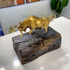 Tượng đồng bò tót tài chính phố Wall