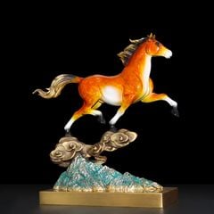 Tượng Ngựa Cưỡi Mây Bằng Đồng