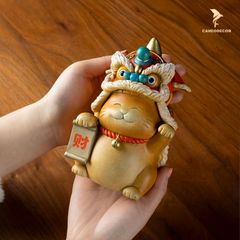 Mèo Thần Tài Bằng Đồng