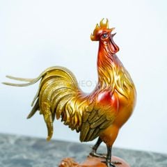 Tượng Đồng Gà Trống Tiền Tài