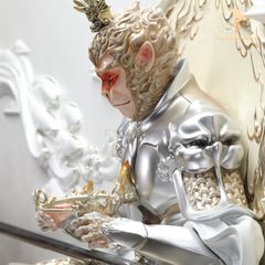 Tranh Phù Điêu 3D Tôn Ngộ Không Ngồi Thiền - Đấu Chiến Thắng Phật