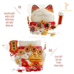 Mèo Thần Tài Vẫy Tay - Đại Phú Đại Quý (25cm)